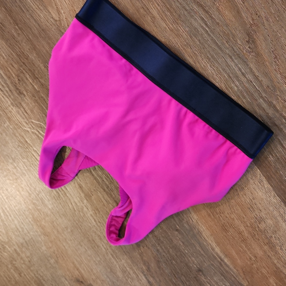 Athleta Pink and Black Sports Bra